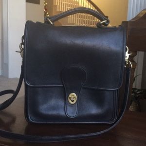 Coach Navy Station Bag